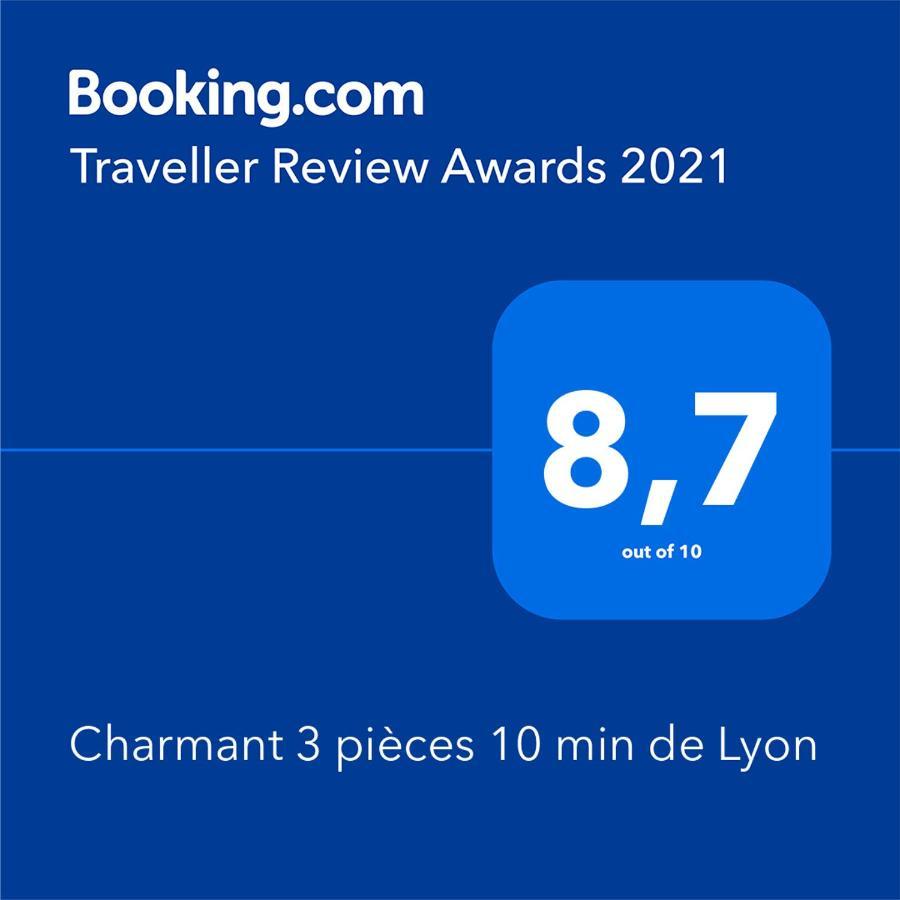 Charmant 3 Pieces 10 Min De Lyon Villeurbanne Eksteriør bilde
